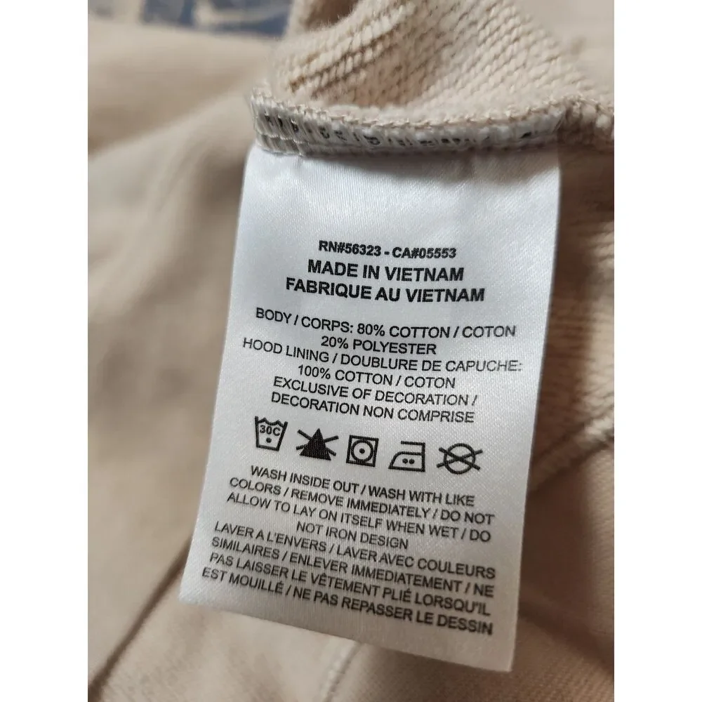 Nike Women’s Large Hoodie Beige Championship Athletics 1972